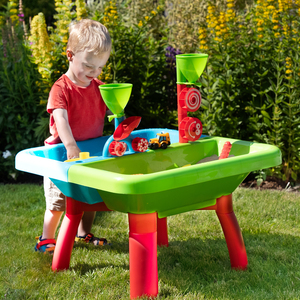 Early Learning Centre Sand & Water Table with Lid & Accessories (H42cm)