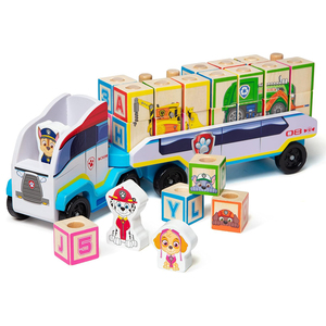 Melissa & Doug Paw Patrol ABC Wooden Blocks Truck