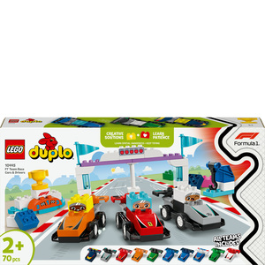LEGO Duplo F1 Team Race Cars & Drivers Construction Set 10445