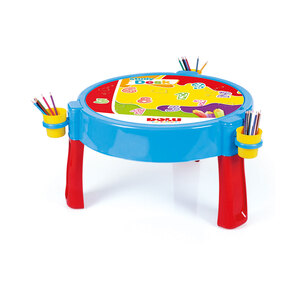 Dolu Bright Activity Table with 100 JumBlocks
